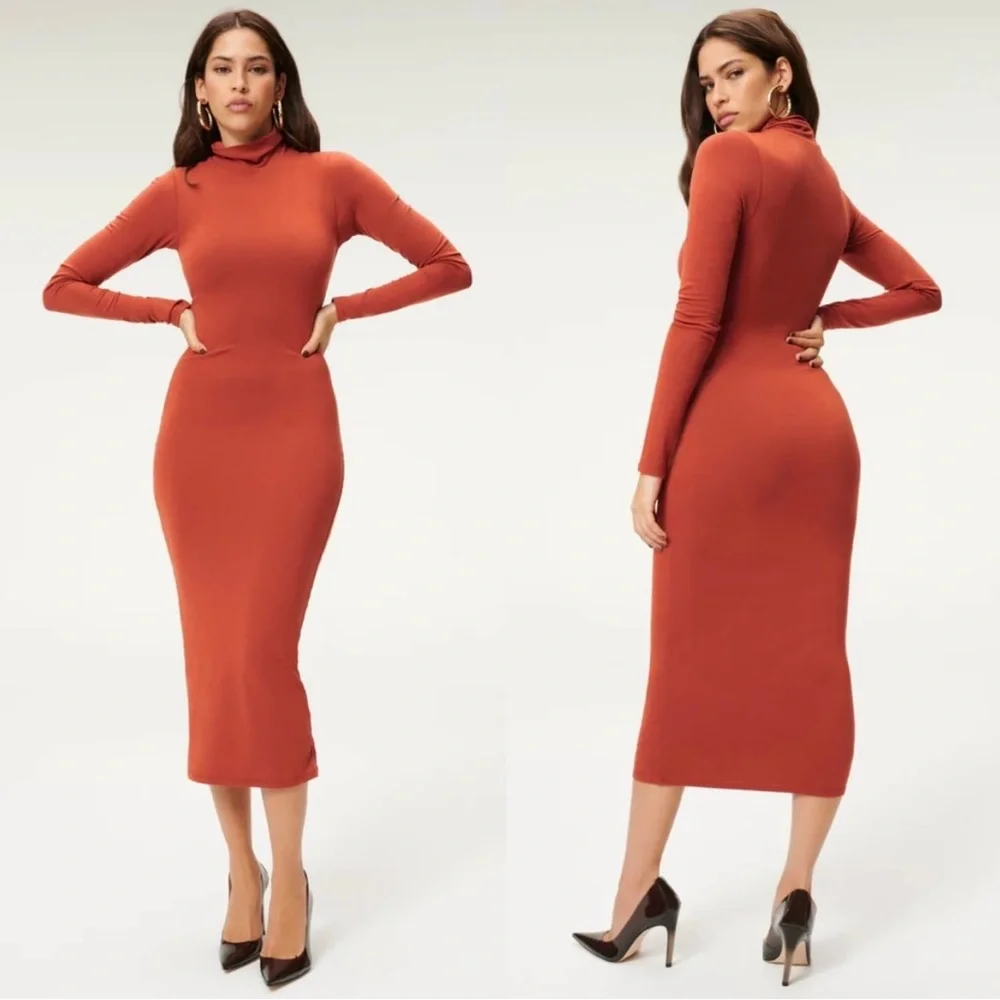 NWT! Good American Sun Down Dress! - Picture 2 of 5